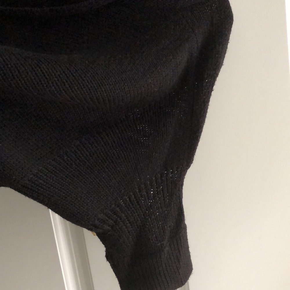 ♥️ The Limited Knit Short dolman sleeved cowl neck mixed stitched sweater - Picture 5 of 10